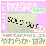 秋田県大潟村産あきたこまち（減農薬）　令和５年産１等米　１０ｋｇ