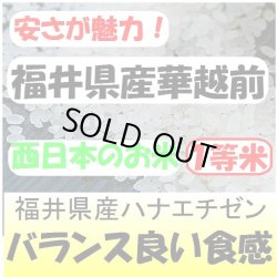 画像1: 福井県産ハナエチゼン　令和５年産１等米　２５ｋｇ玄米