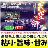 高知県産土佐天空の郷ヒノヒカリ（減農薬）　令和５年産１等米　２５ｋｇ玄米