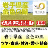 岩手県産　金色の風（減農薬）　令和６年産１等米 お試し米２合（３００ｇ）×２ 全国送料無料！（ポスト投函）