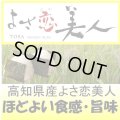 高知県産よさ恋美人　令和７年産新米１等米　３０ｋｇ玄米