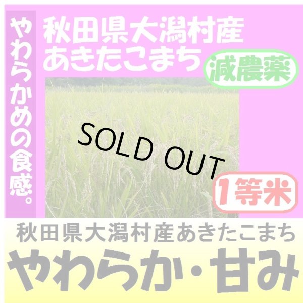 画像1: 秋田県大潟村産あきたこまち（減農薬）　令和６年産新米１等米　３０ｋｇ玄米 (1)