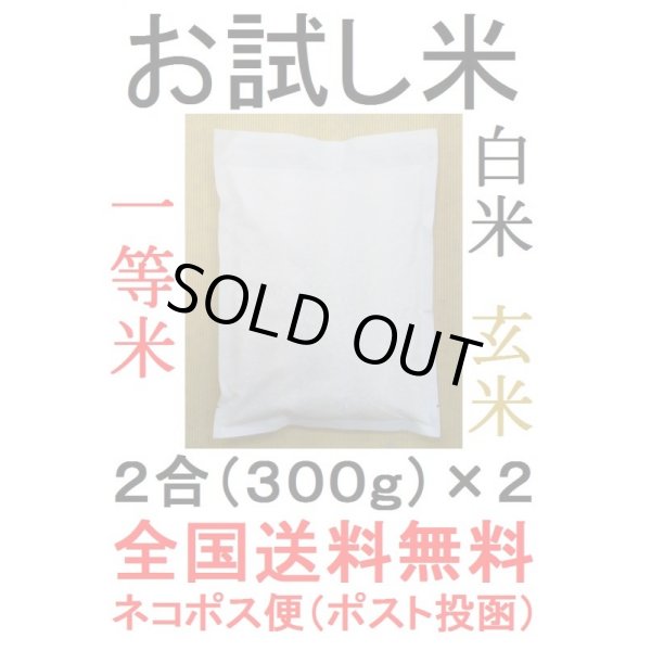 画像3: 山形県おきたま産　ミルキークイーン　令和３年産1等米<br>お試し米２合（３００ｇ）×２<br>全国送料無料！（ポスト投函） (3)