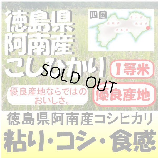 画像1: 徳島県阿南産コシヒカリ　令和５年産１等米<br>お試し米２合（３００ｇ）×２<br>全国送料無料！（ポスト投函） (1)