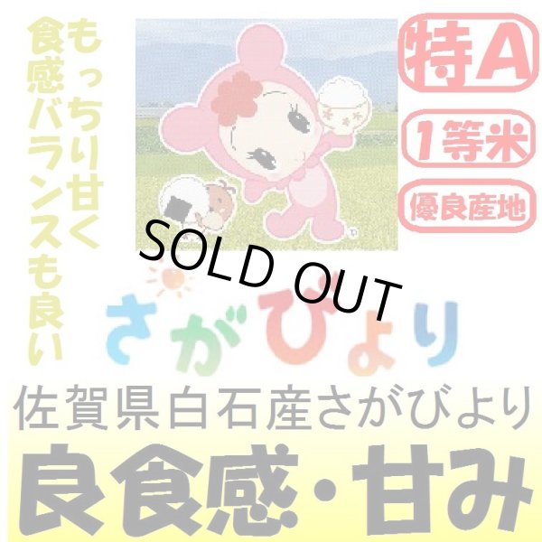 画像1: 佐賀県白石産さがびより　令和３年産１等米・特Ａ米　５ｋｇ (1)